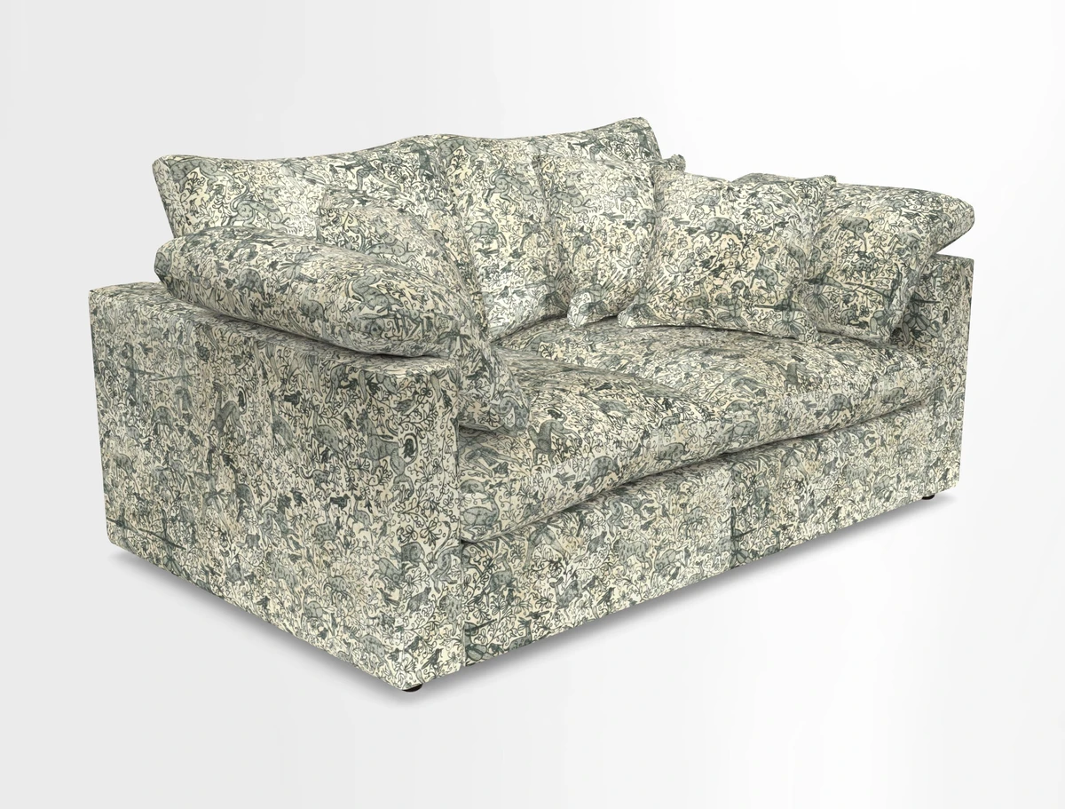 Big Softie Straight Arm 3 Seater Sofa in Sahara Chalk
