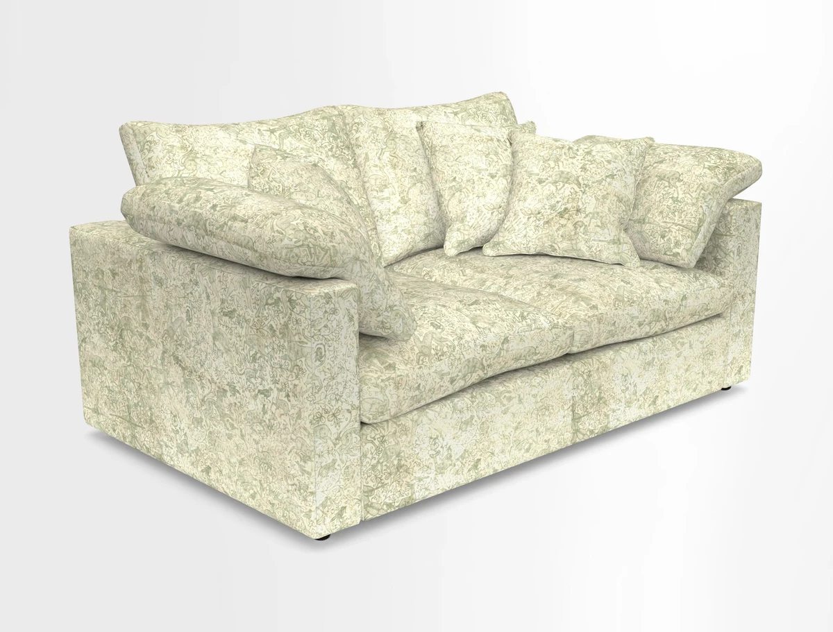 Big Softie Straight Arm 3 Seater Sofa in Sahara Chalk
