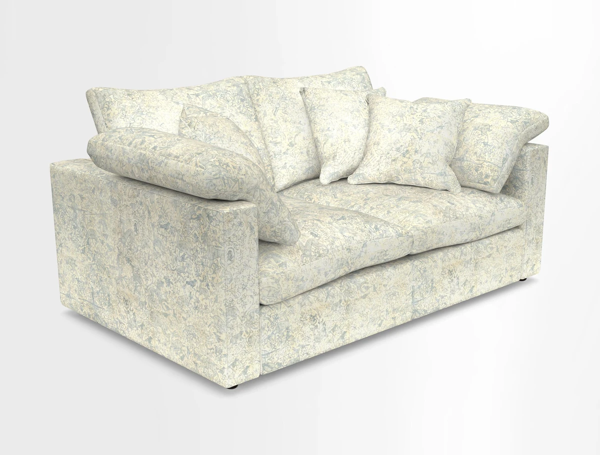 Big Softie Straight Arm 3 Seater Sofa in Sahara Chalk