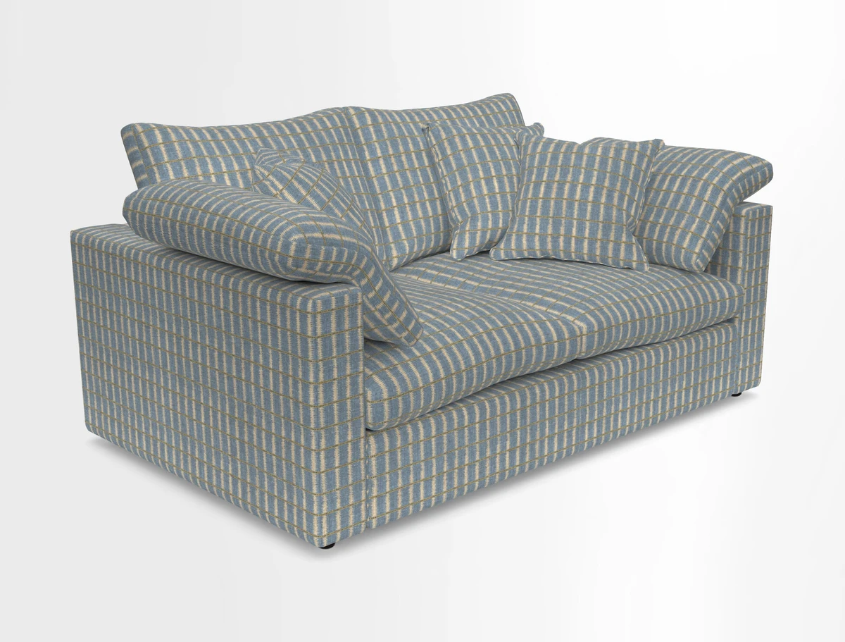 Big Softie Straight Arm 3 Seater Sofa in Sahara Chalk