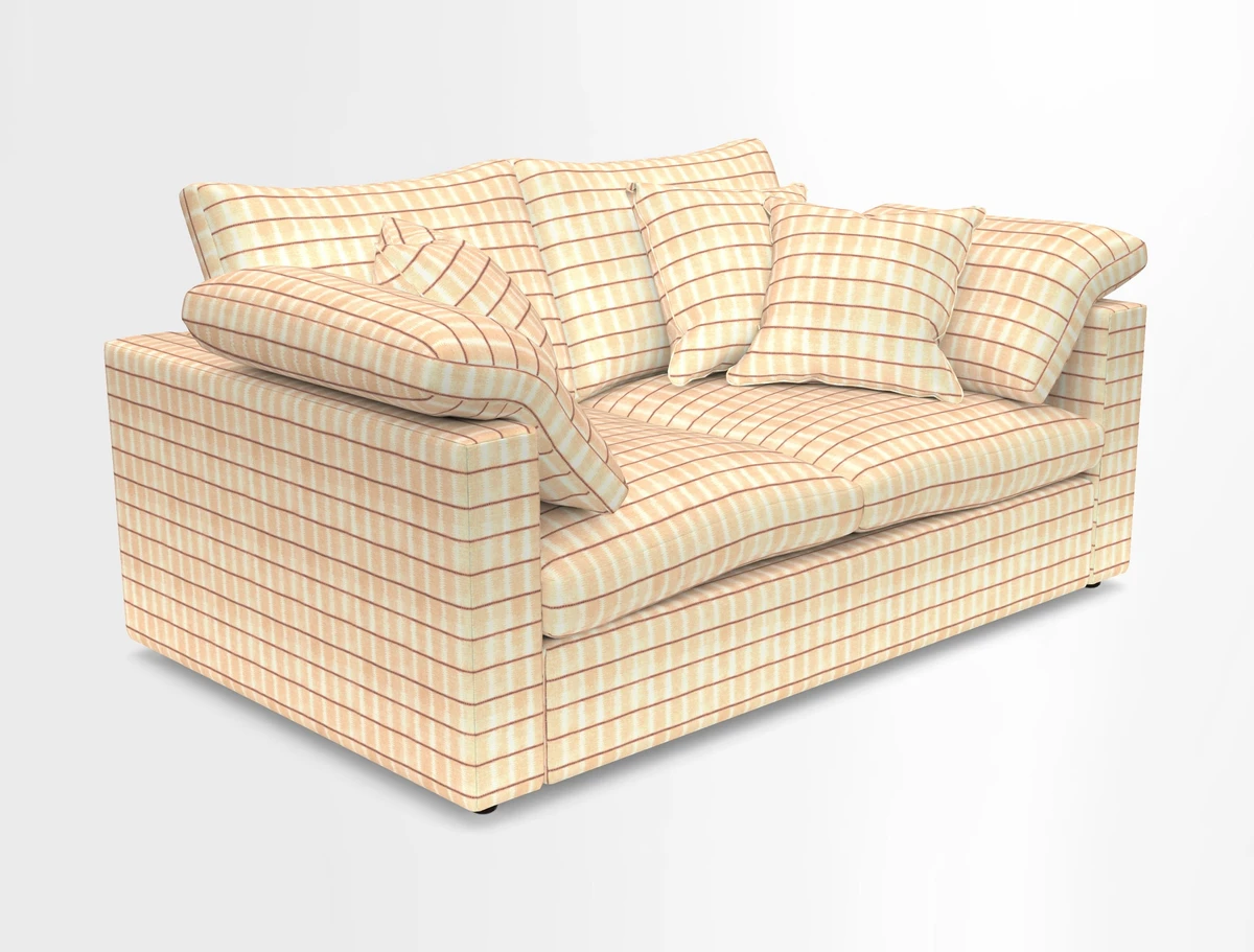Big Softie Straight Arm 3 Seater Sofa in Sahara Chalk