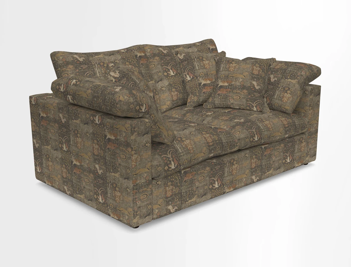 Big Softie Straight Arm 3 Seater Sofa in Sahara Chalk