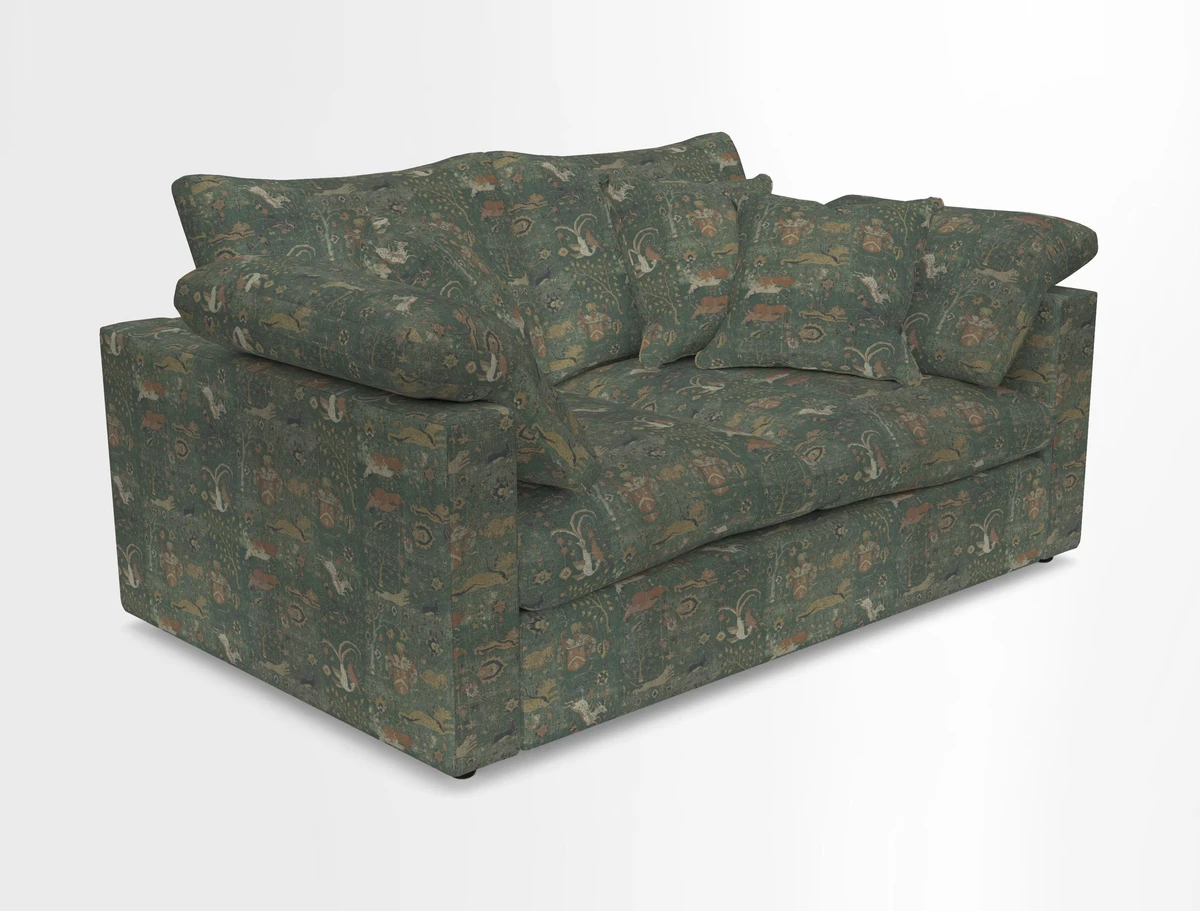 Big Softie Straight Arm 3 Seater Sofa in Sahara Chalk
