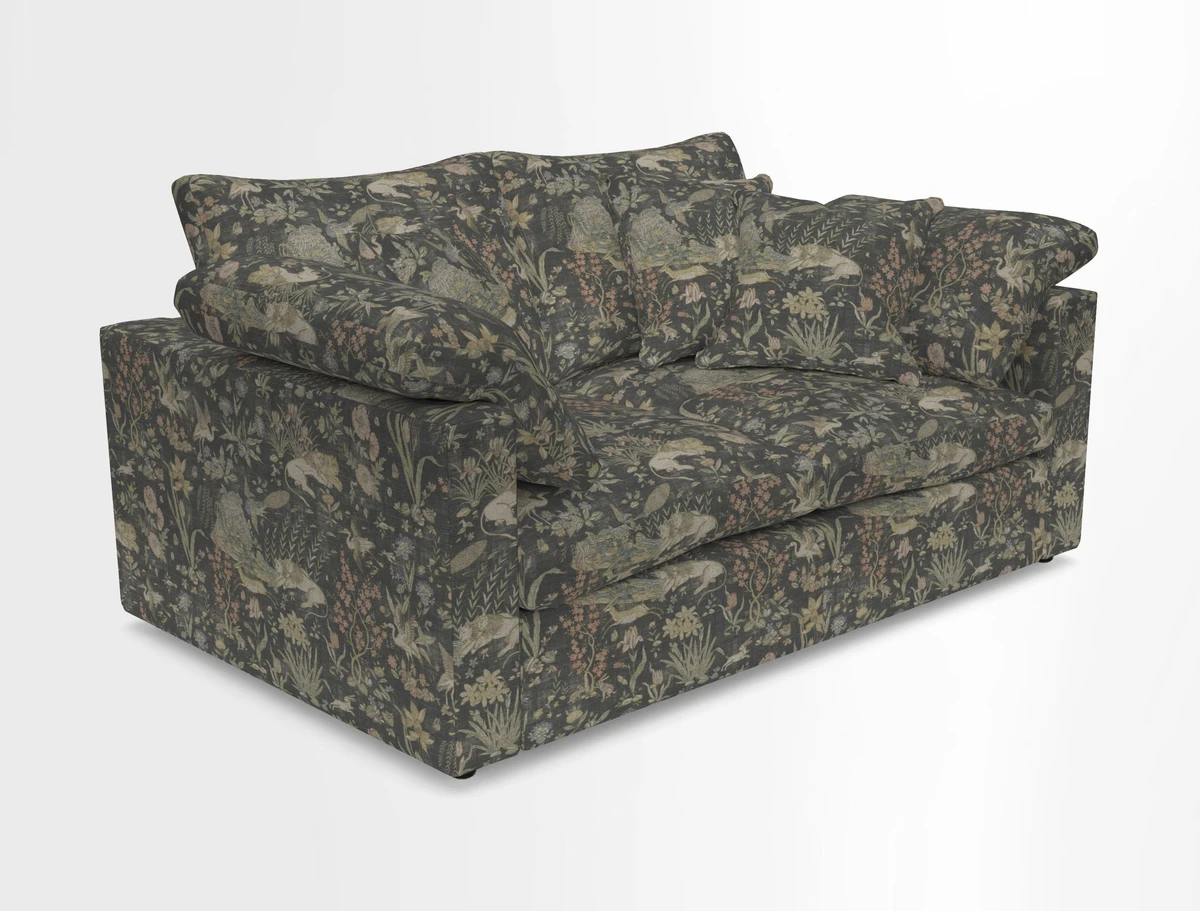 Big Softie Straight Arm 3 Seater Sofa in Sahara Chalk