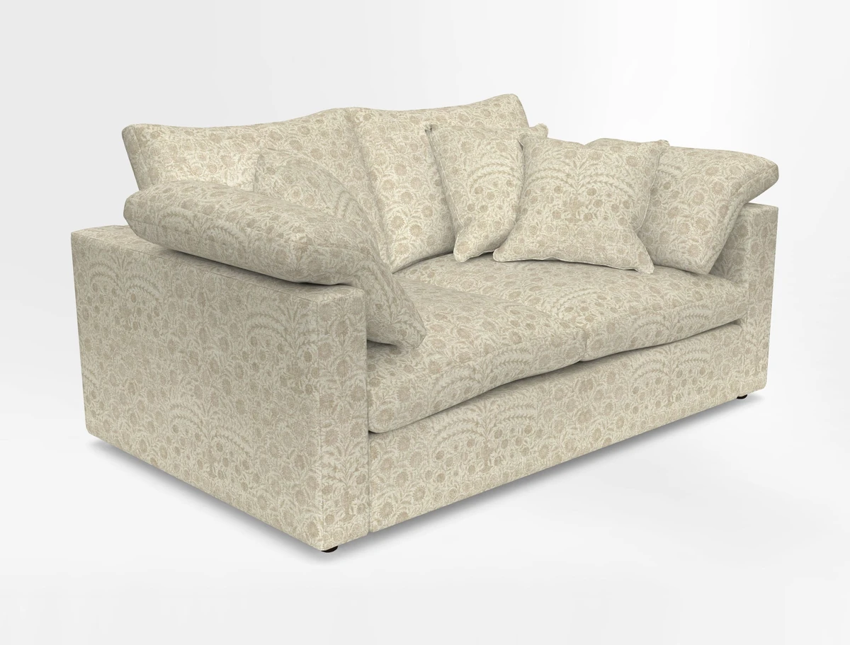 Big Softie Straight Arm 3 Seater Sofa in Sahara Chalk
