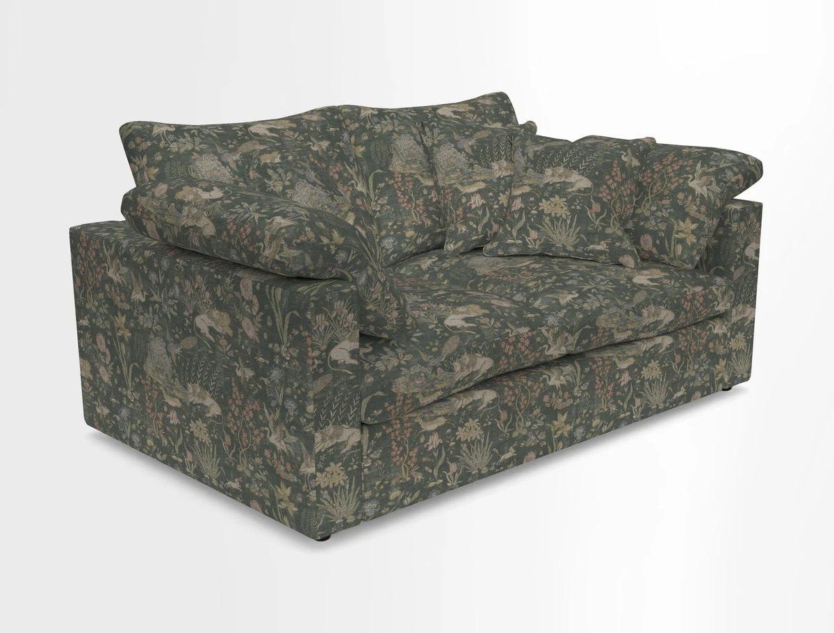 Big Softie Straight Arm 3 Seater Sofa in Sahara Chalk