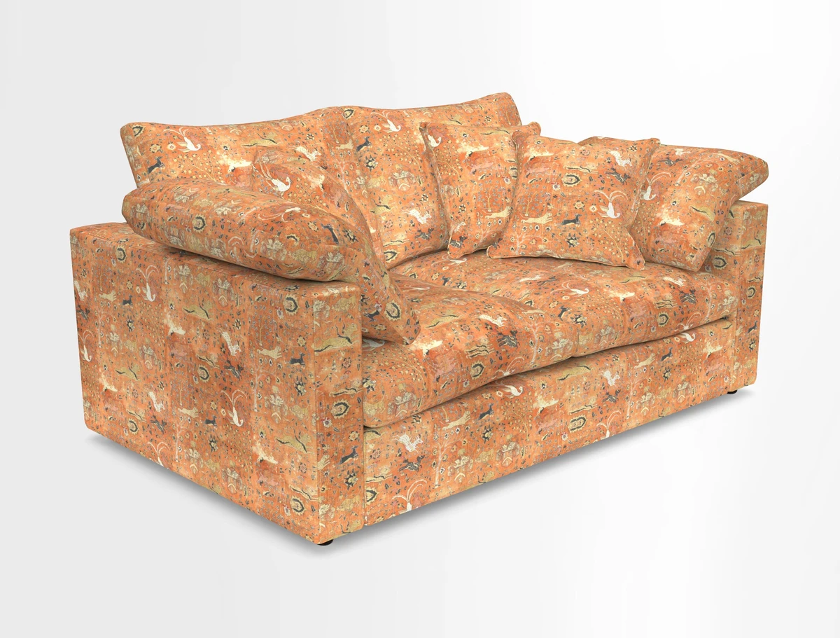 Big Softie Straight Arm 3 Seater Sofa in Sahara Chalk