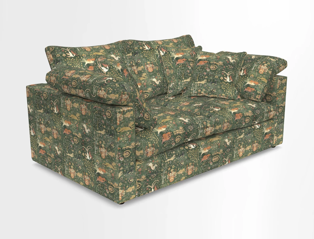 Big Softie Straight Arm 3 Seater Sofa in Sahara Chalk