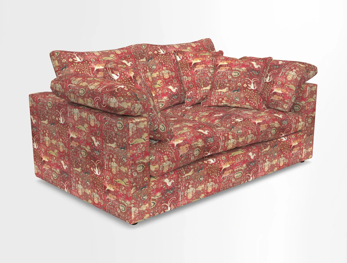 Big Softie Straight Arm 3 Seater Sofa in Sahara Chalk
