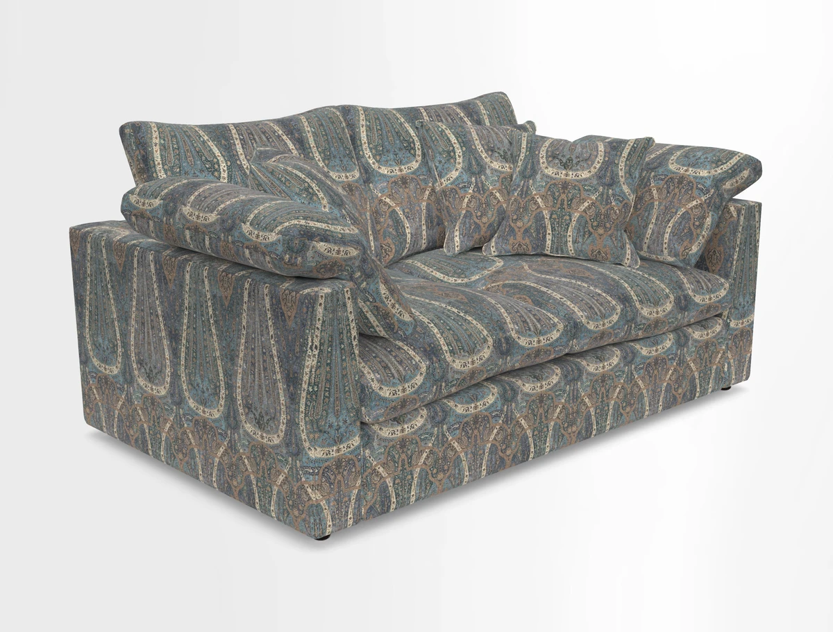 Big Softie Straight Arm 3 Seater Sofa in Sahara Chalk