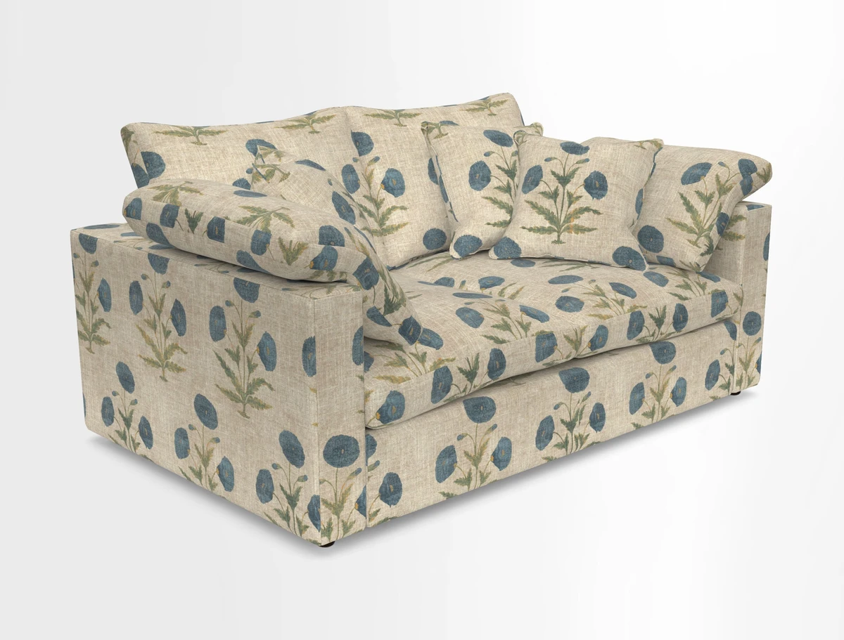Big Softie Straight Arm 3 Seater Sofa in Sahara Chalk