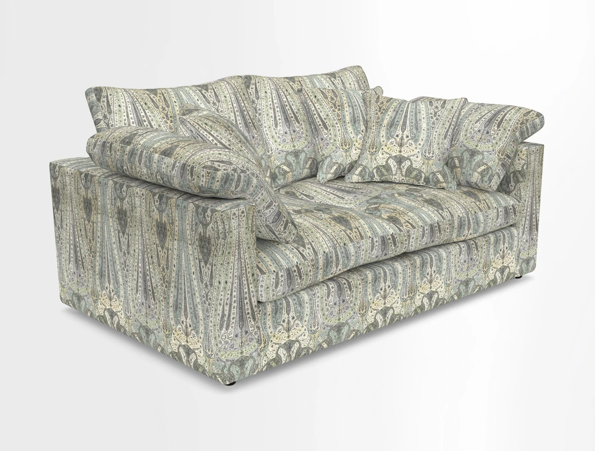 Big Softie Straight Arm 3 Seater Sofa in Sahara Chalk