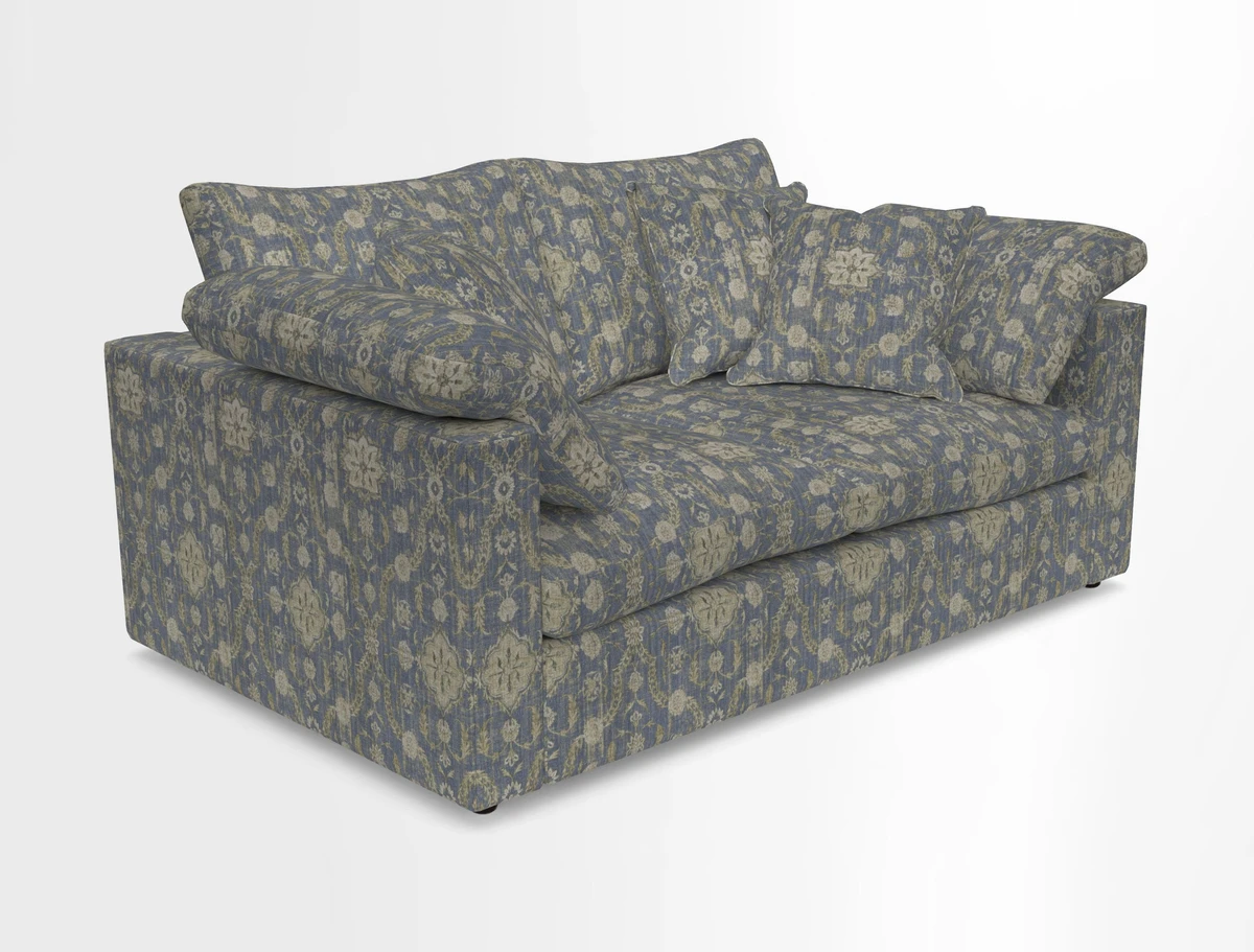 Big Softie Straight Arm 3 Seater Sofa in Sahara Chalk