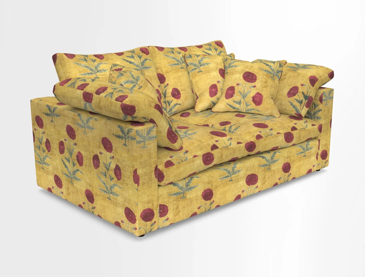 Big Softie Straight Arm 3 Seater Sofa in Sahara Chalk
