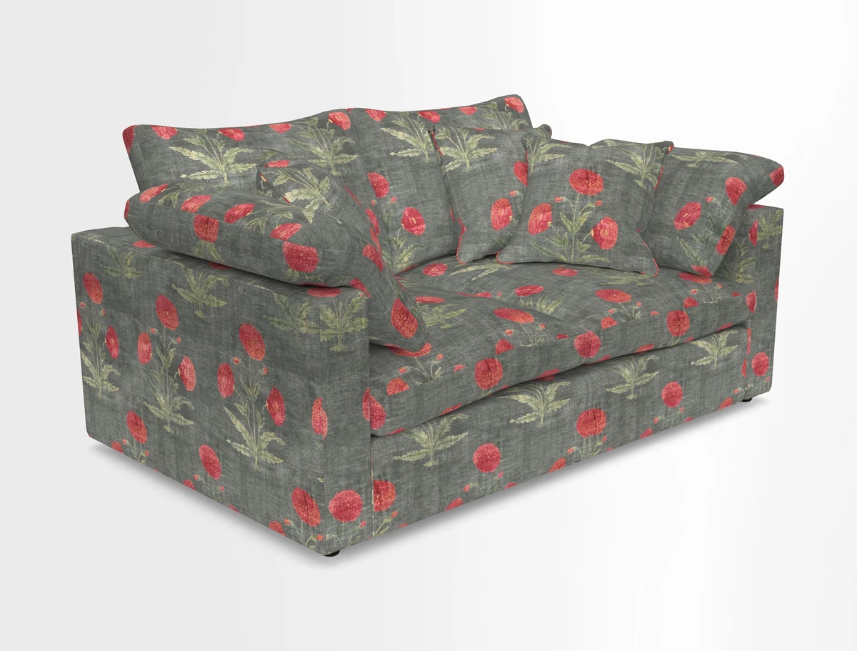 Big Softie Straight Arm 3 Seater Sofa in Sahara Chalk