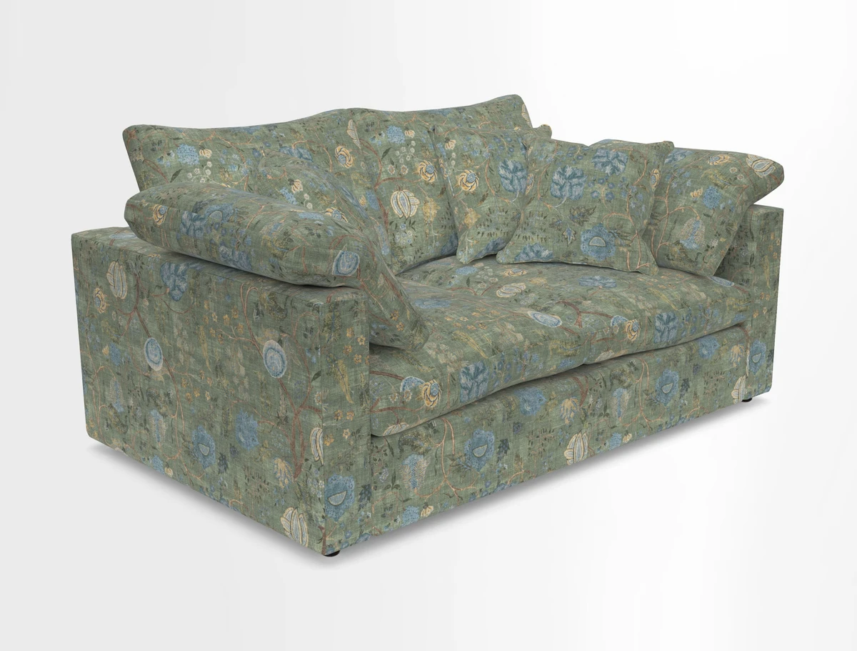 Big Softie Straight Arm 3 Seater Sofa in Sahara Chalk