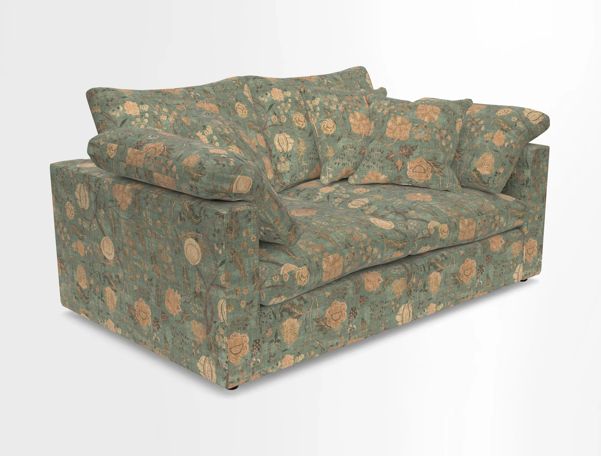 Big Softie Straight Arm 3 Seater Sofa in Sahara Chalk