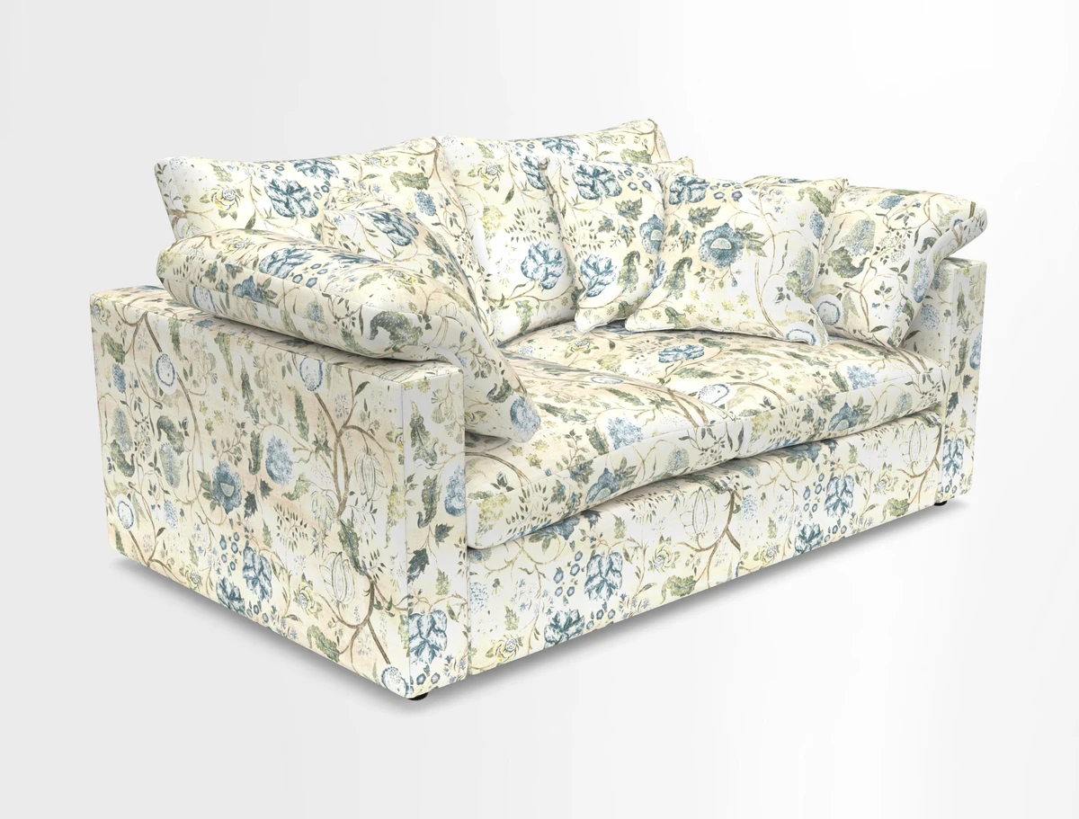 Big Softie Straight Arm 3 Seater Sofa in Sahara Chalk
