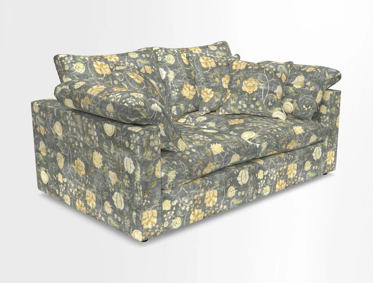 Big Softie Straight Arm 3 Seater Sofa in Sahara Chalk