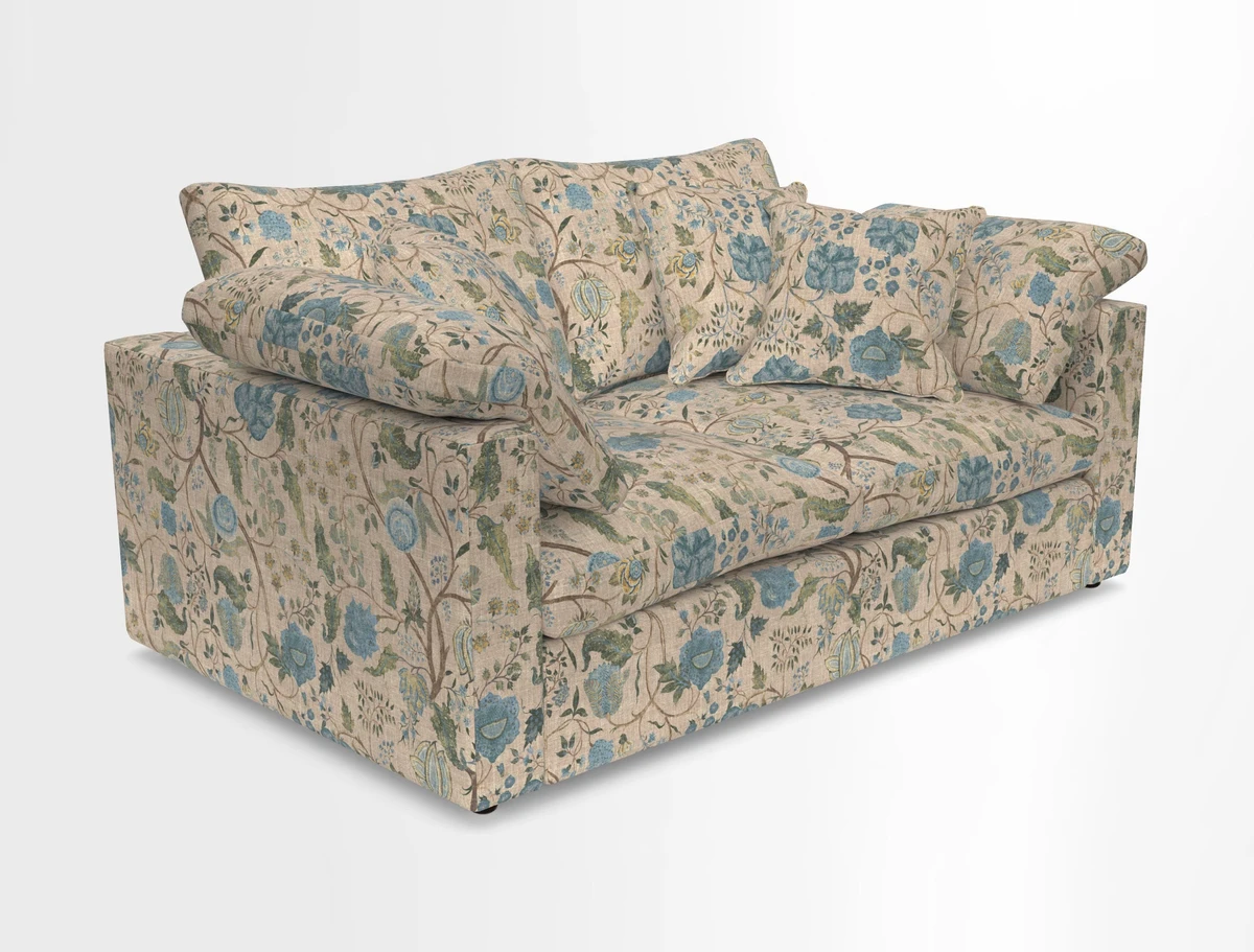 Big Softie Straight Arm 3 Seater Sofa in Sahara Chalk