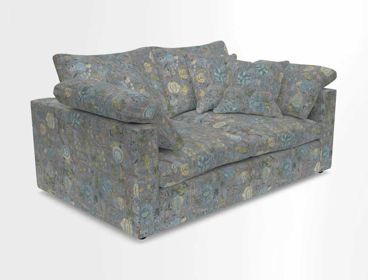 Big Softie Straight Arm 3 Seater Sofa in Sahara Chalk