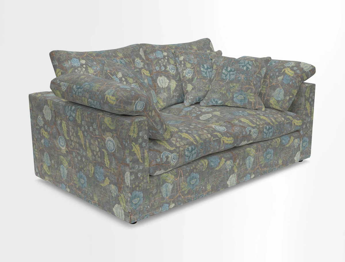 Big Softie Straight Arm 3 Seater Sofa in Sahara Chalk