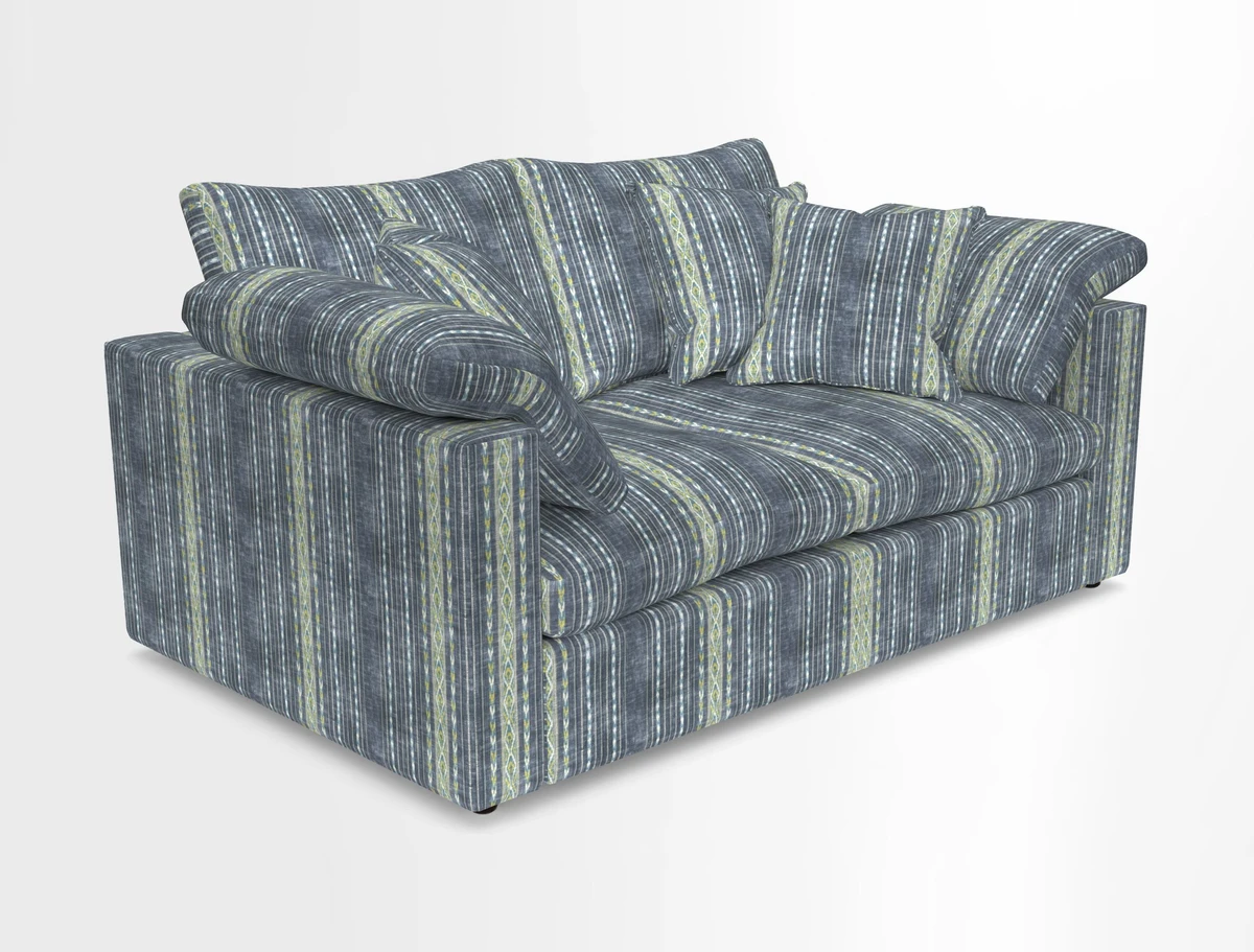 Big Softie Straight Arm 3 Seater Sofa in Sahara Chalk