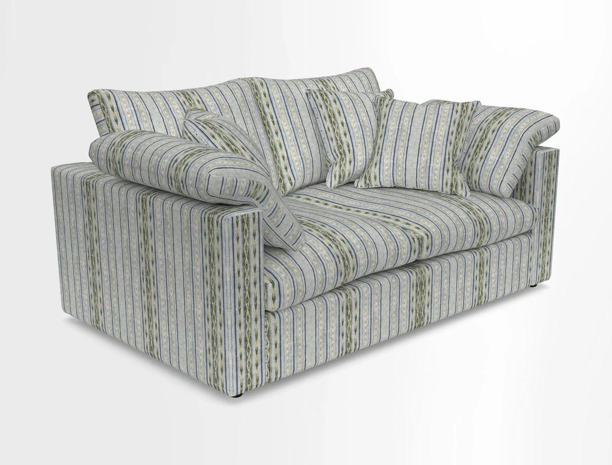 Big Softie Straight Arm 3 Seater Sofa in Sahara Chalk