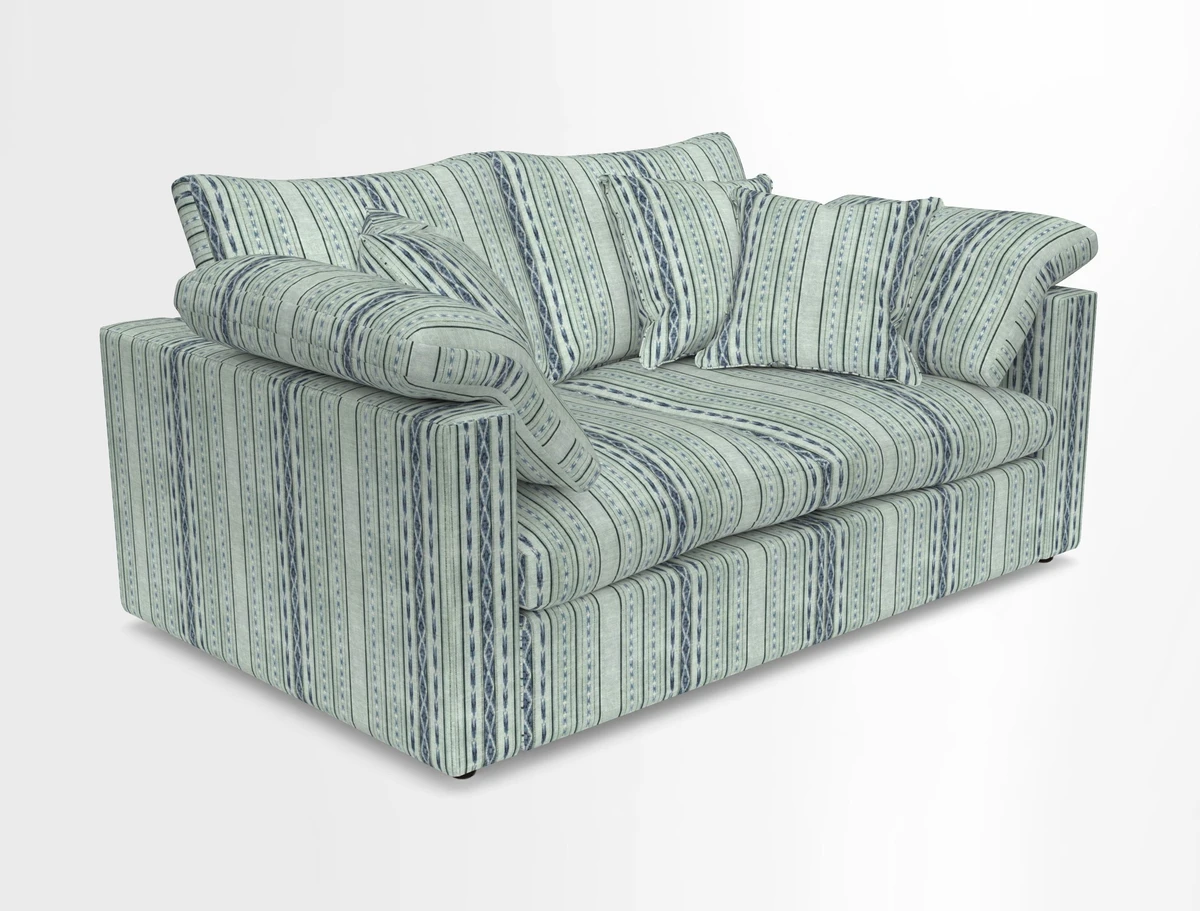 Big Softie Straight Arm 3 Seater Sofa in Sahara Chalk