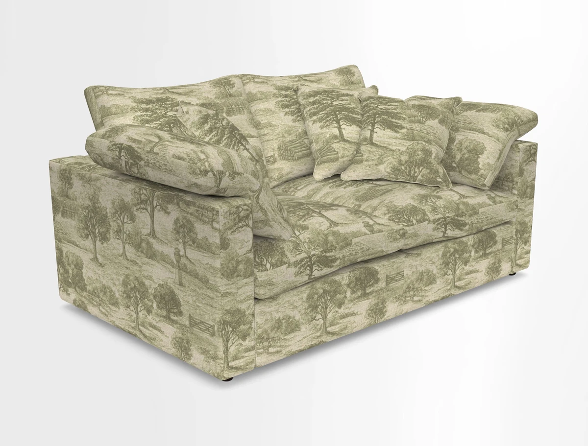 Big Softie Straight Arm 3 Seater Sofa in Sahara Chalk