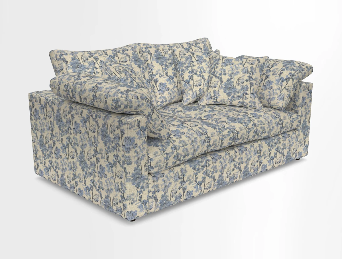Big Softie Straight Arm 3 Seater Sofa in Sahara Chalk