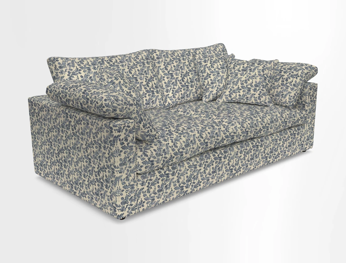 Big Softie Straight Arm 3 Seater Sofa in Sahara Chalk