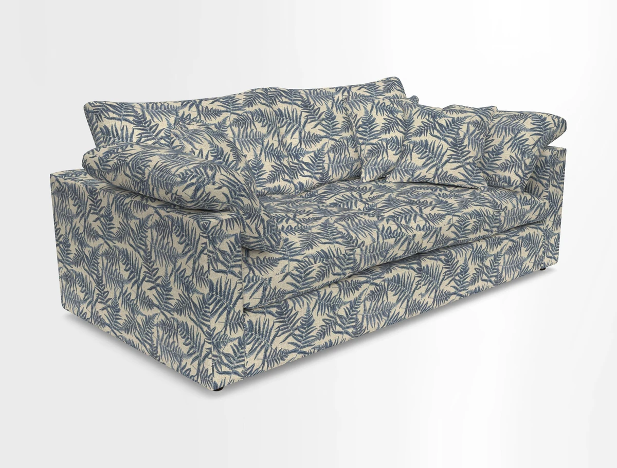 Big Softie Straight Arm 3 Seater Sofa in Sahara Chalk