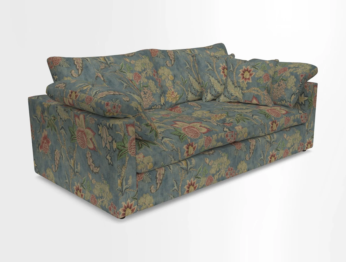 Big Softie Straight Arm 3 Seater Sofa in Sahara Chalk