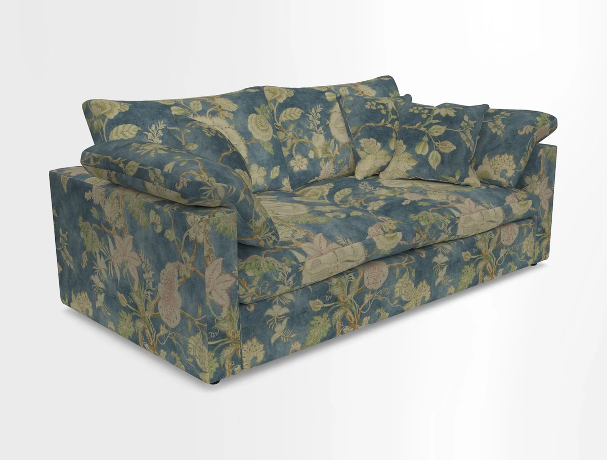 Big Softie Straight Arm 3 Seater Sofa in Sahara Chalk