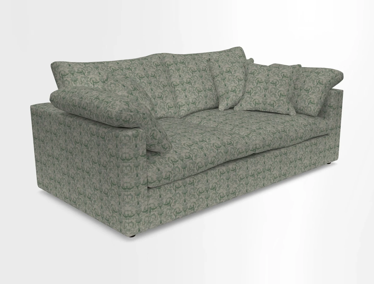 Big Softie Straight Arm 3 Seater Sofa in Sahara Chalk