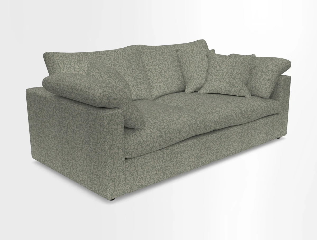 Big Softie Straight Arm 3 Seater Sofa in Sahara Chalk
