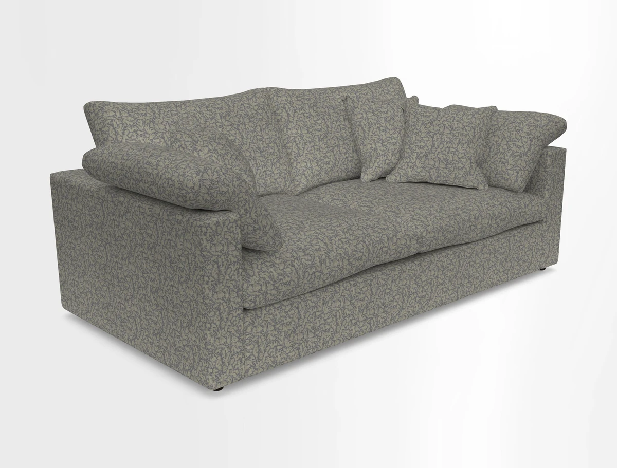 Big Softie Straight Arm 3 Seater Sofa in Sahara Chalk