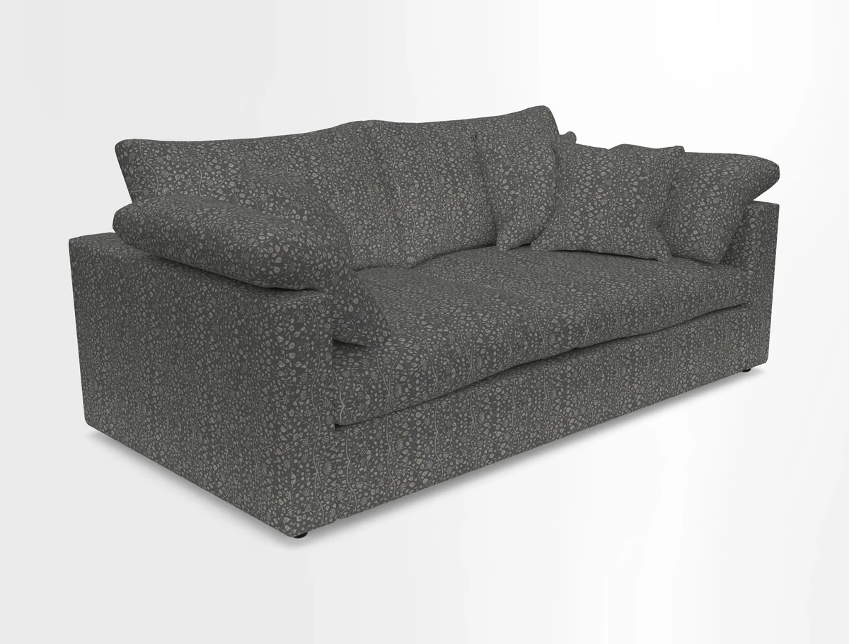 Big Softie Straight Arm 3 Seater Sofa in Sahara Chalk