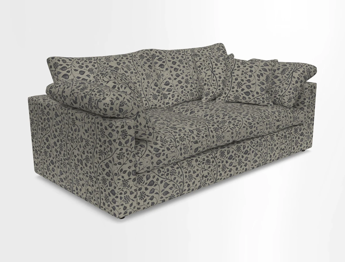 Big Softie Straight Arm 3 Seater Sofa in Sahara Chalk