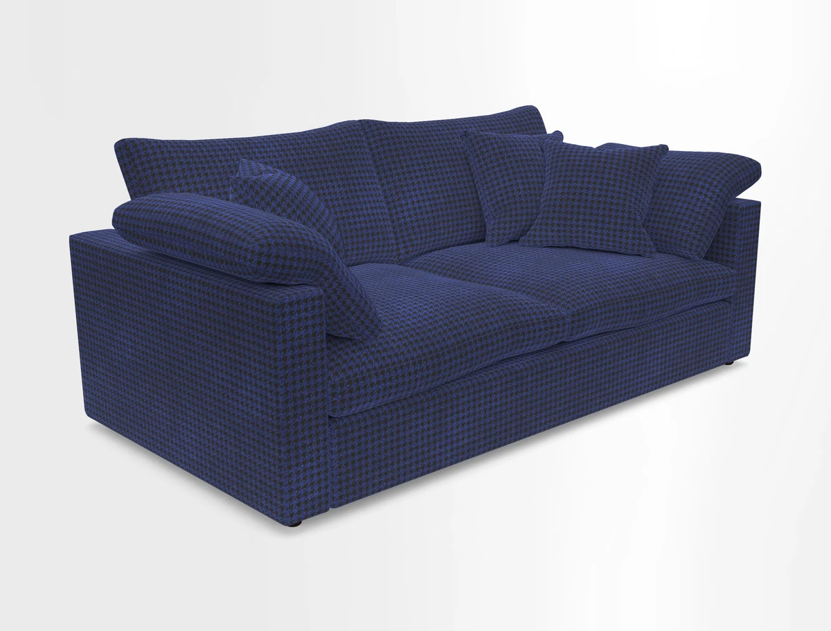 Big Softie Straight Arm 3 Seater Sofa in Sahara Chalk