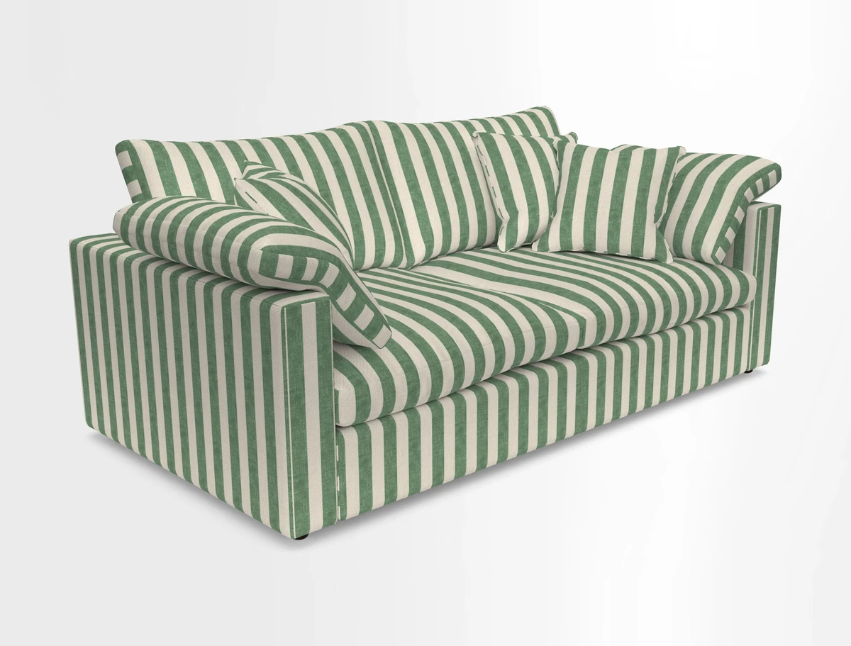 Big Softie Straight Arm 3 Seater Sofa in Sahara Chalk