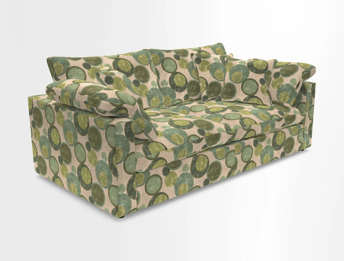 Big Softie Straight Arm 3 Seater Sofa in Sahara Chalk
