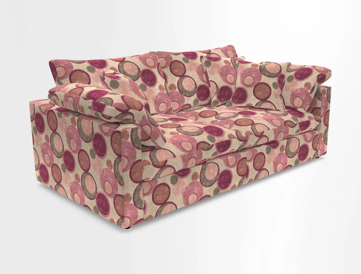 Big Softie Straight Arm 3 Seater Sofa in Sahara Chalk