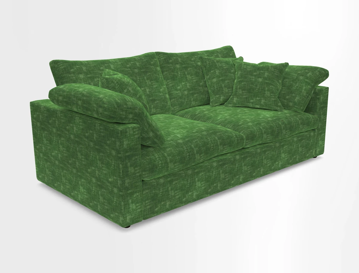 Big Softie Straight Arm 3 Seater Sofa in Sahara Chalk
