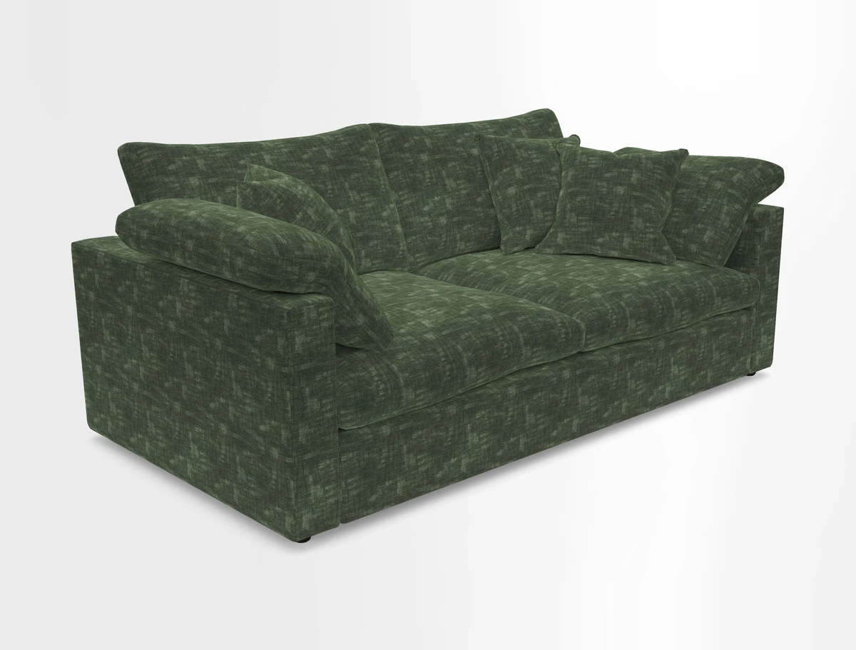 Big Softie Straight Arm 3 Seater Sofa in Sahara Chalk