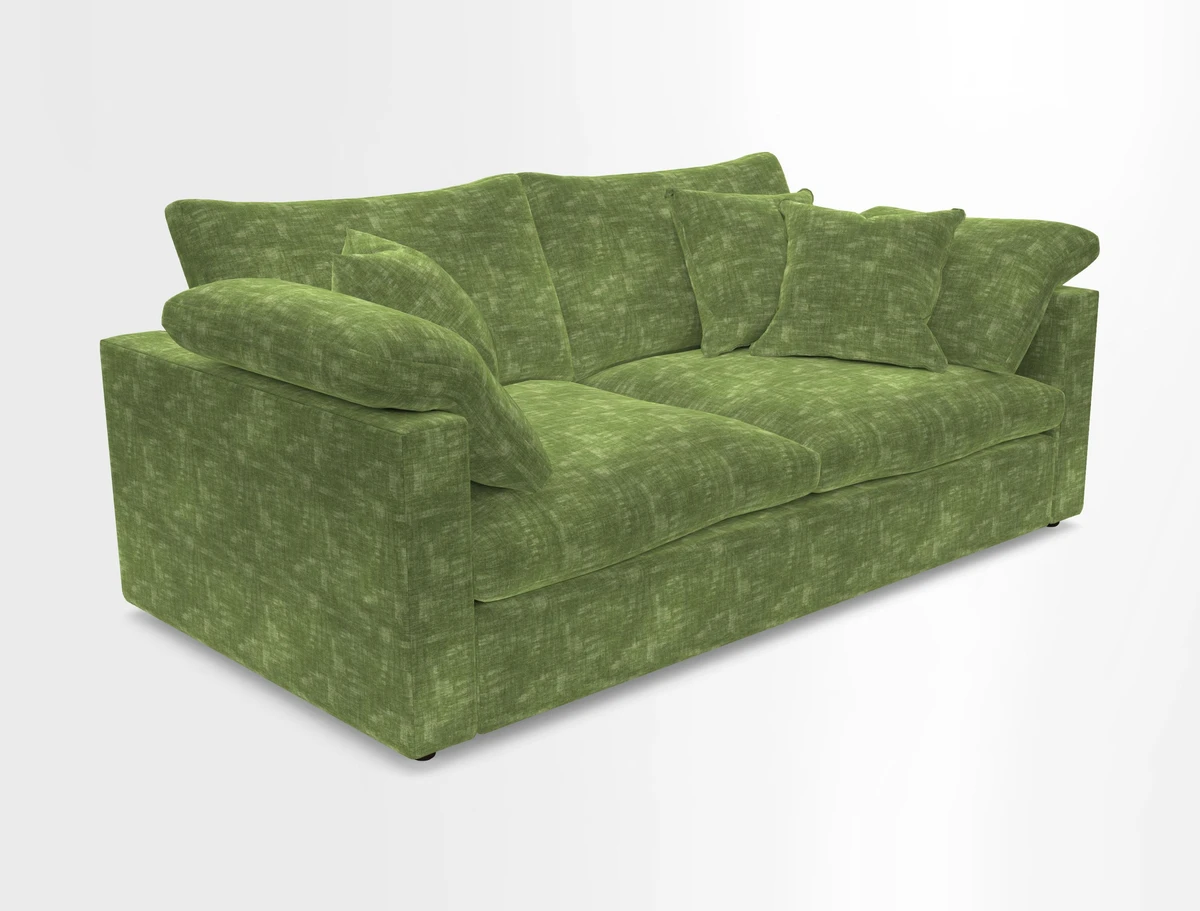 Big Softie Straight Arm 3 Seater Sofa in Sahara Chalk