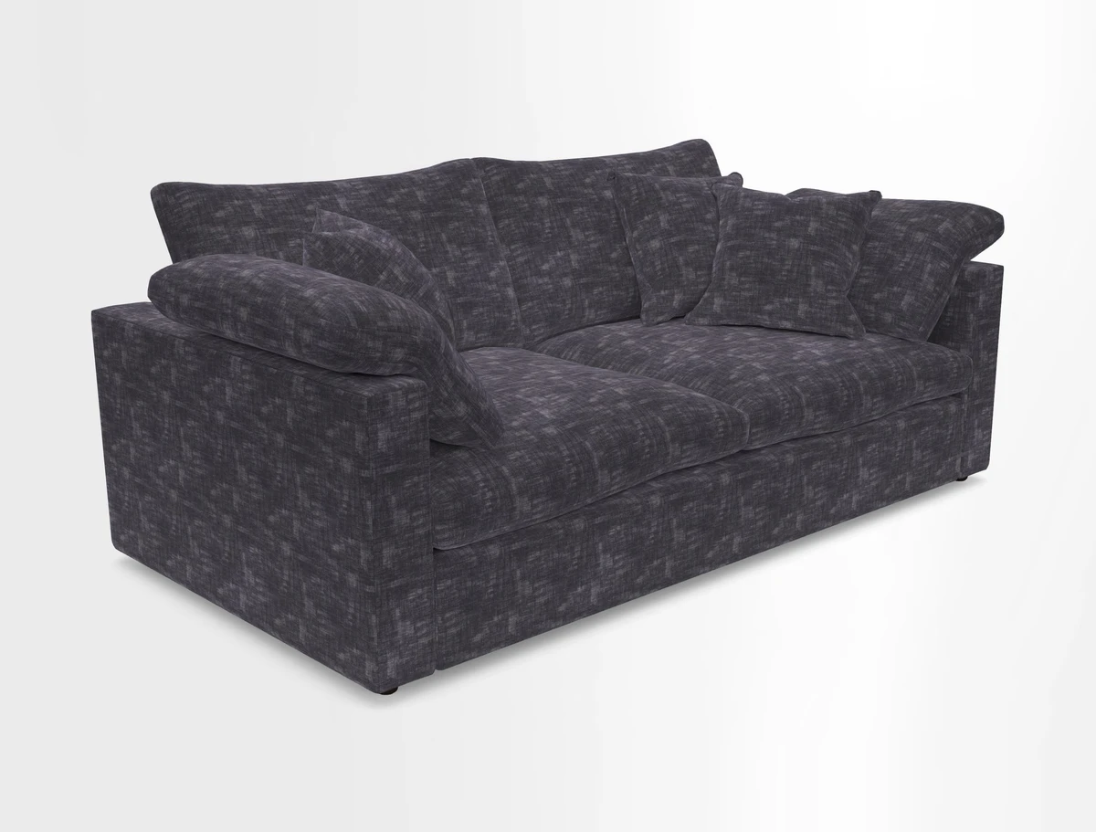 Big Softie Straight Arm 3 Seater Sofa in Sahara Chalk