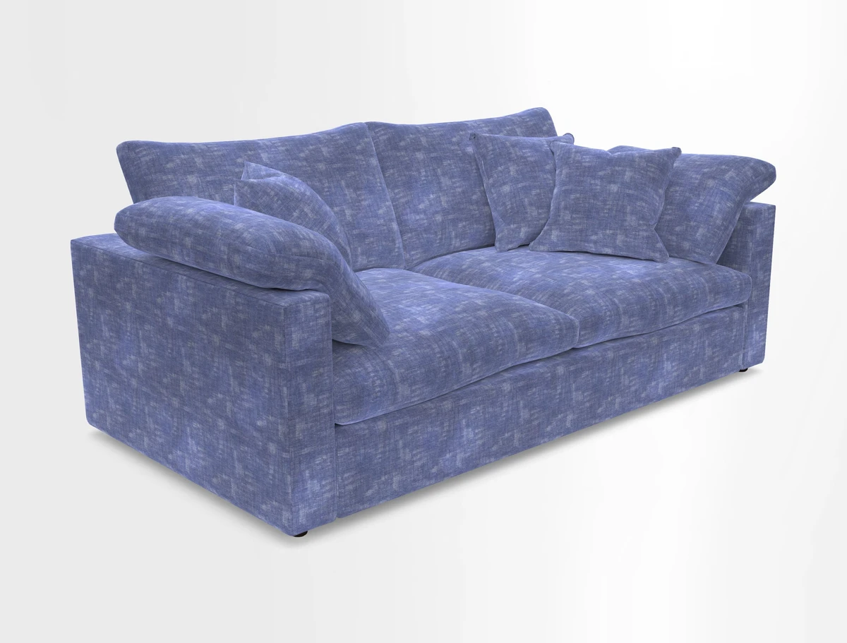 Big Softie Straight Arm 3 Seater Sofa in Sahara Chalk