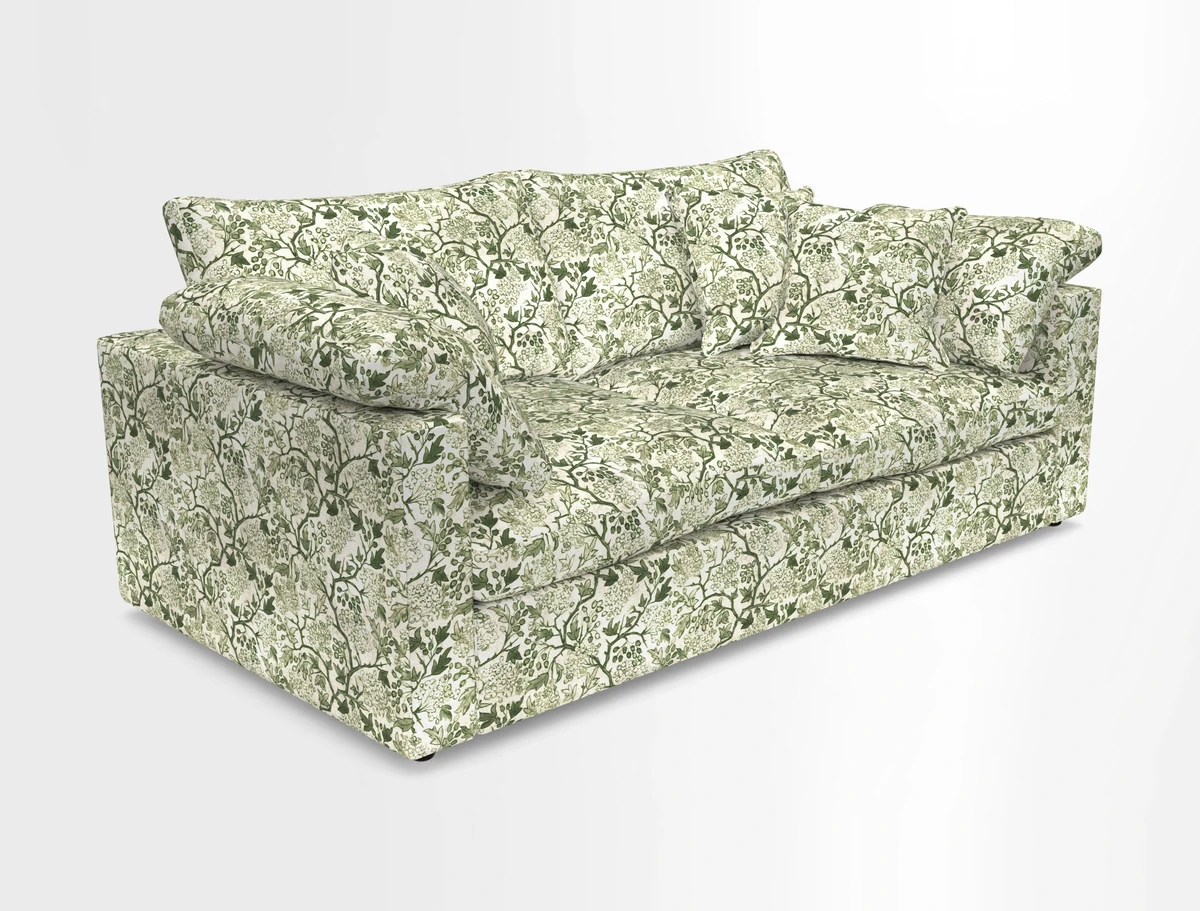 Big Softie Straight Arm 3 Seater Sofa in Sahara Chalk
